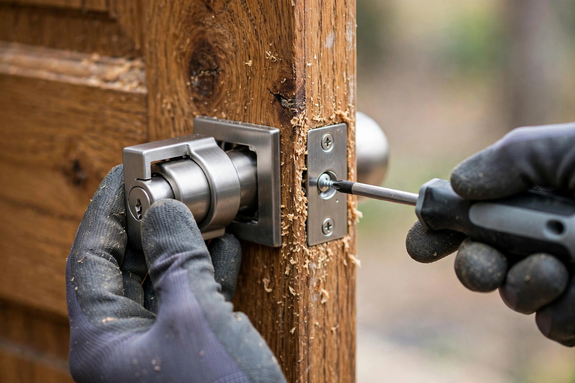 Lock change and property securing service